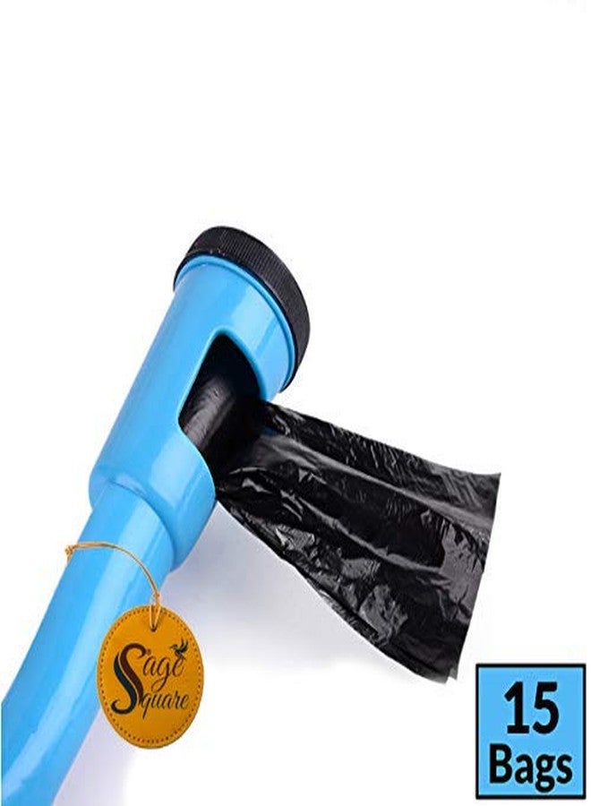 Sage Square Litter Scoop with Poop Bag Holding Space and Cute Design Scooper for Cat/Dog/Kitten/Rabbit/Guinea Pig (Along with 15 Poop Bag Sheet) - Image 3